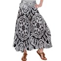 Pattern Star Design Texture Satin Palazzo Pants View1