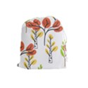Tree Autumn Forest Landscape Drawstring Pouch (Large) View1