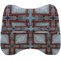 Pattern Cross Geometric Shape Velour Head Support Cushion View2