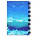 Blue Sky Artwork Drawing Painting 5.5  x 8.5  Notebook View2