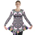 Pattern Abstract Background Art Long Sleeve Tunic  View1