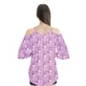 Texture Flower Background Pink Flutter Tees View2
