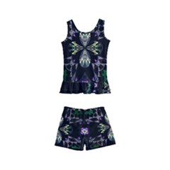Fractal Fractal Art Texture Kids  Boyleg Swimsuit