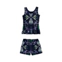 Fractal Fractal Art Texture Kids  Boyleg Swimsuit View2