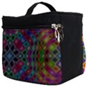 Kaleidoscope Pattern Sacred Geometry Make Up Travel Bag (Big) View2
