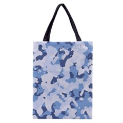 Standard Light Blue Camouflage Army Military Classic Tote Bag by snek