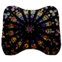 Church Stained Glass Windows Colors Velour Head Support Cushion View1