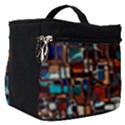Stained Glass Mosaic Abstract Make Up Travel Bag (Small) View1