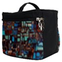 Stained Glass Mosaic Abstract Make Up Travel Bag (Small) View2