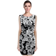 Mandala Calming Coloring Page Classic Sleeveless Midi Dress