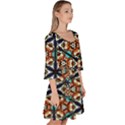 Church Window Stained Glass Texture Velour Kimono Dress View3