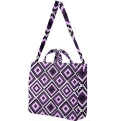 Native American Pattern Square Shoulder Tote Bag by Valentinaart