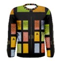 Window Stained Glass Glass Colors Men s Long Sleeve Tee View1