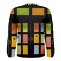 Window Stained Glass Glass Colors Men s Long Sleeve Tee View2
