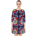 Stained Glass Window Colorful Color Smock Dress View1