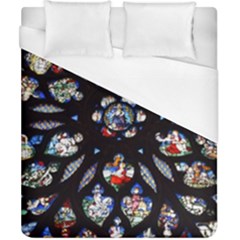 Stained Glass Sainte Chapelle Gothic Duvet Cover (california King Size)