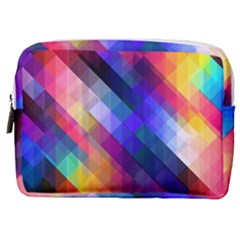 Abstract Background Colorful Make Up Pouch (medium) by Alisyart