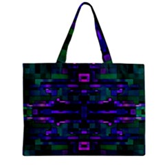 Abstract Pattern Desktop Wallpaper Zipper Mini Tote Bag