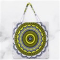Mandala Pattern Round Ethnic Grocery Tote Bag View1