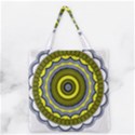 Mandala Pattern Round Ethnic Grocery Tote Bag View2