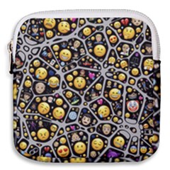 Mental Emojis Emoticons Icons Mini Square Pouch