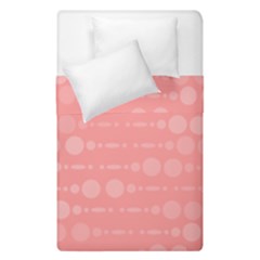 Background Polka Dots Pink Duvet Cover Double Side (single Size)