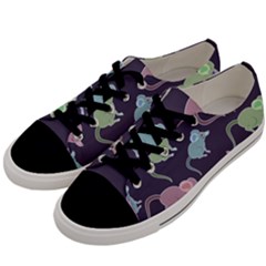 Animals Mouse Men s Low Top Canvas Sneakers by Mariart