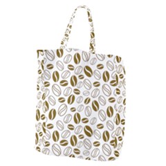 Coffee Beans Vector Giant Grocery Tote by Mariart