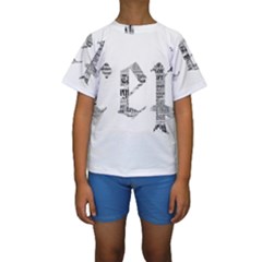Taylor Swift Kids  Short Sleeve Swimwear