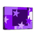 Purple Stars Pattern Shape Deluxe Canvas 16  x 12  (Stretched)  View1