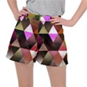 Abstract Geometric Triangles Shapes Stretch Ripstop Shorts View1