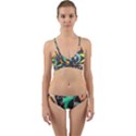 Repetition Seamless Child Sketch Wrap Around Bikini Set View1