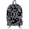 Black And White Pattern Background Structure Travelers  Backpack View3