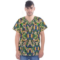 Ml--4-9 Men s V-neck Scrub Top