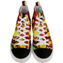 Pattern Background Structure Men s Mid-Top Canvas Sneakers View1