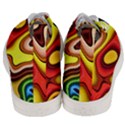 Pattern Background Structure Men s Mid-Top Canvas Sneakers View4