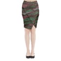 Pattern Structure Background Lines Midi Wrap Pencil Skirt View1