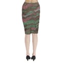 Pattern Structure Background Lines Midi Wrap Pencil Skirt View2