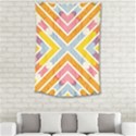 Line Pattern Cross Print Repeat Small Tapestry View2