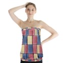 Model Mosaic Wallpaper Texture Strapless Top View1