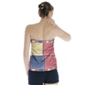 Model Mosaic Wallpaper Texture Strapless Top View2