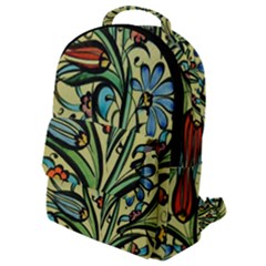 Mosaic Tile Art Ceramic Colorful Flap Pocket Backpack (small) by Pakrebo