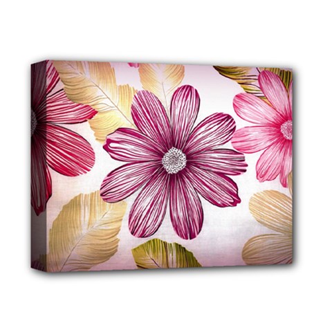 Star Flower Deluxe Canvas 14  X 11  (stretched) by Mariart