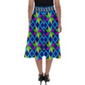 Pattern Star Abstract Background Perfect Length Midi Skirt View2