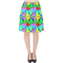 Star Texture Template Design Velvet High Waist Skirt View1