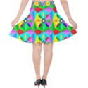 Star Texture Template Design Velvet High Waist Skirt View2