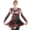 Texture Art Design Pattern Long Sleeve Tunic  View1