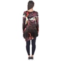 Texture Art Design Pattern Long Sleeve Tunic  View2