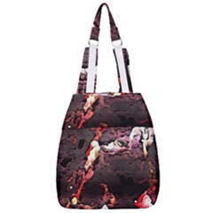 Texture Art Design Pattern Center Zip Backpack