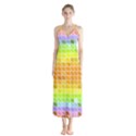 Pattern Geometric Square Art Button Up Chiffon Maxi Dress View1